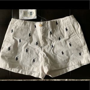 Ralph Lauren navy & white shorts
